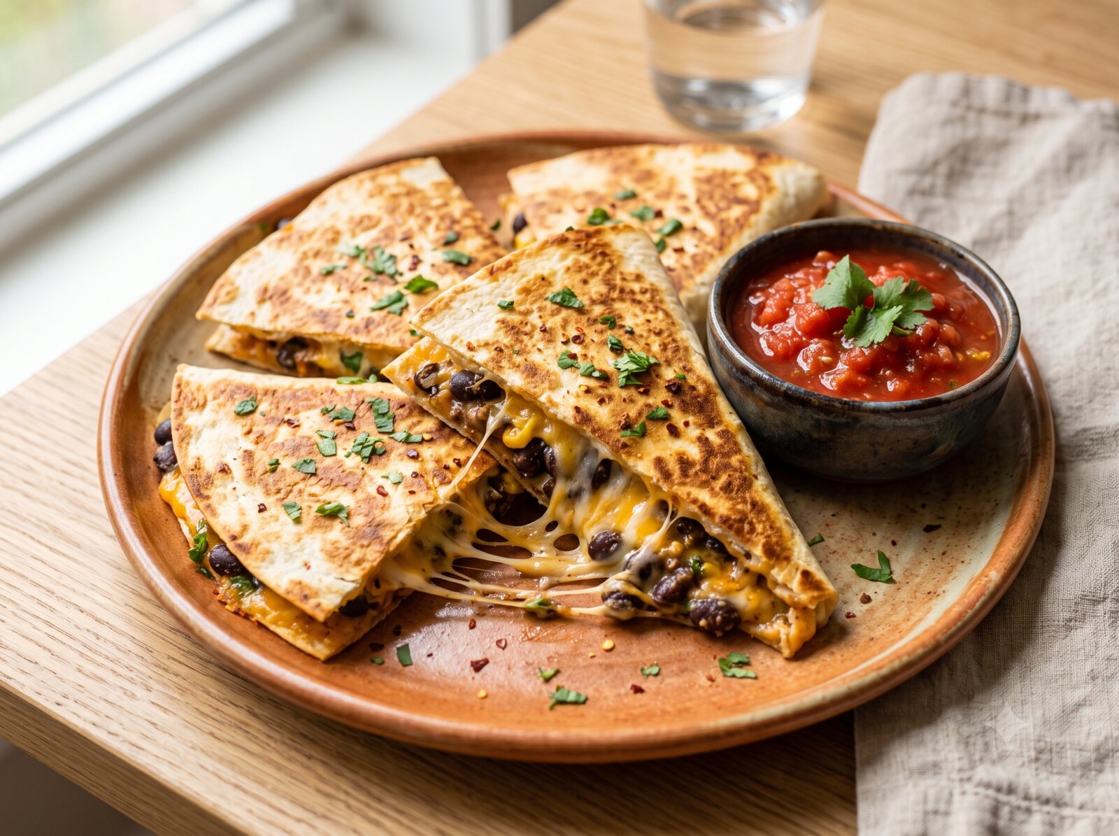 Black Bean Quesadillas