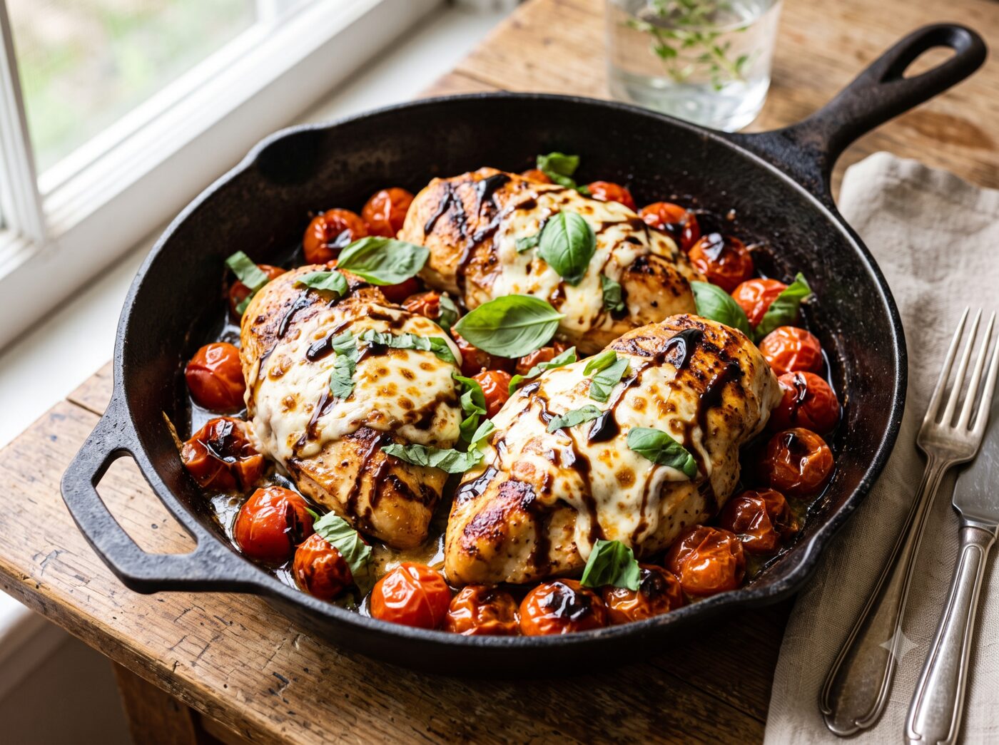 Caprese Chicken Skillet