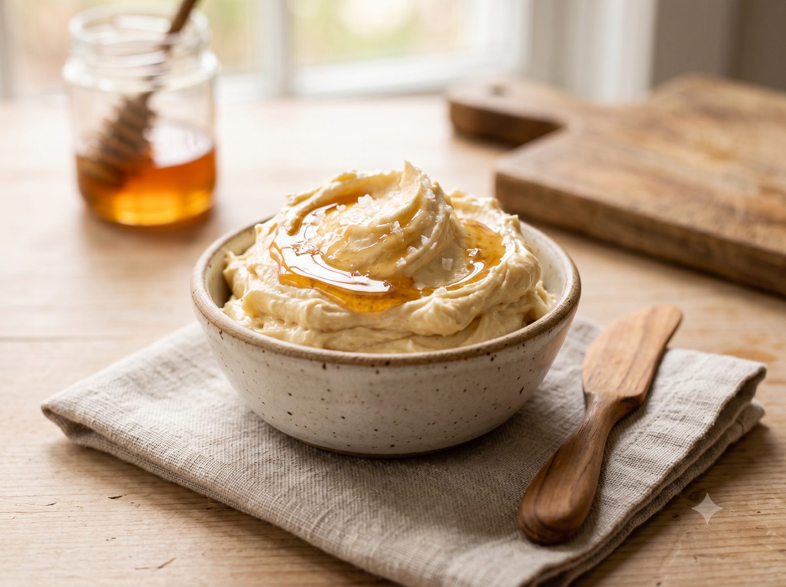 Whipped Raw Honey Butter